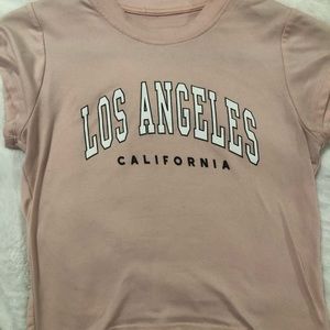 Pink baby tee